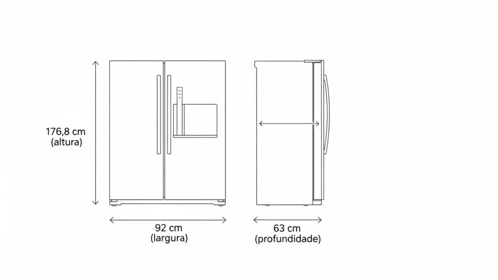 Geladeira Philco Side By Side