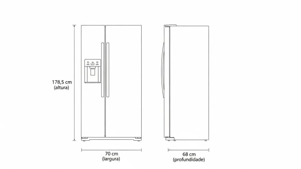 geladeira side by side HQ