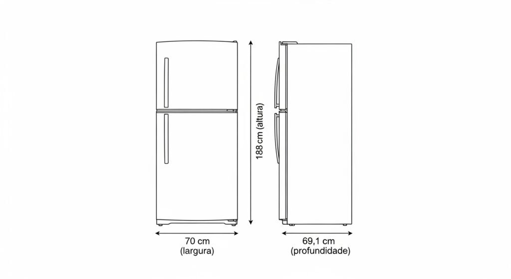 Geladeira Midea 463 litros Branca Review Completo