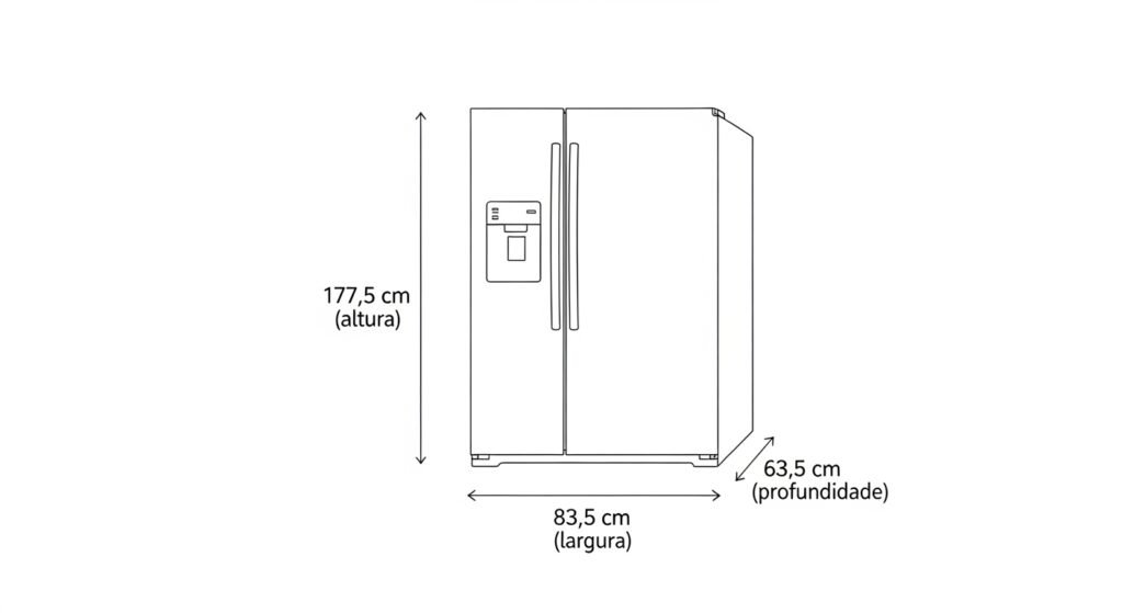 Geladeira Midea Side by Side 442L 5 Motivos Para Comprar!