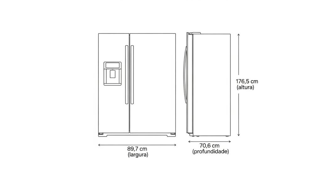Geladeira Side by Side Medidas Grandes As Melhores