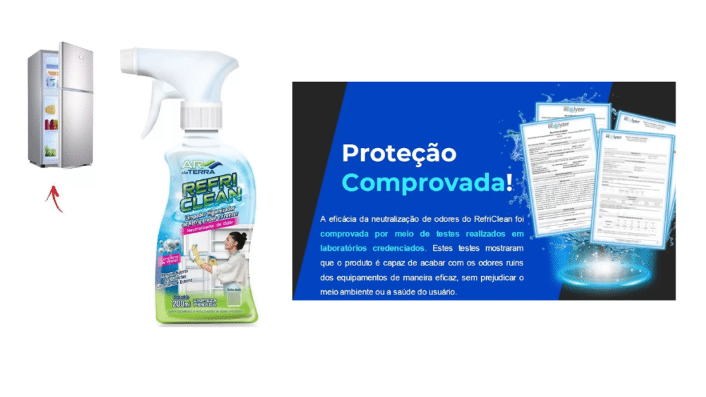 Onde as Bactérias se Escondem na Geladeira side by side?