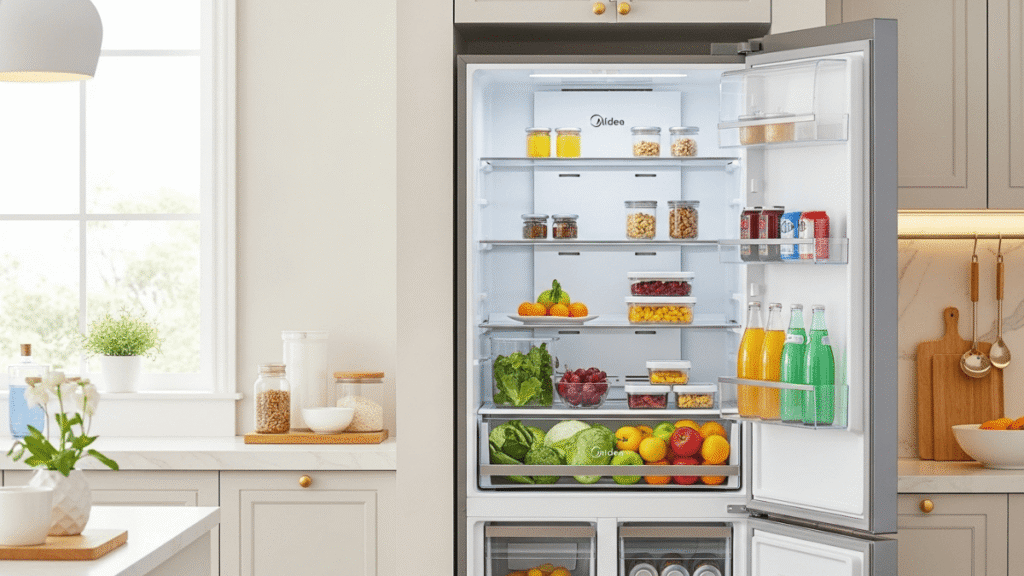 geladeira midea 347 litros