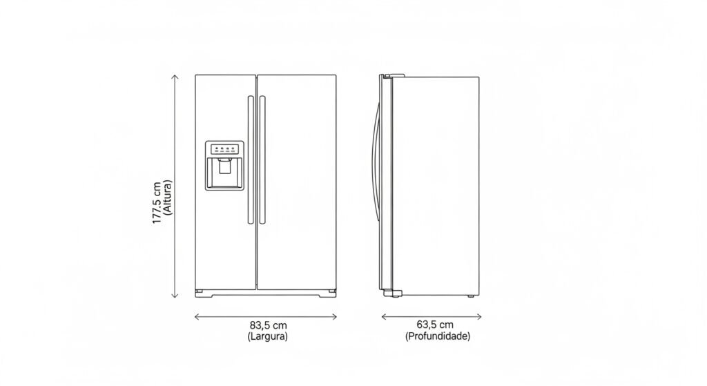 Midea side by side 442L vs Philco side by side 486L