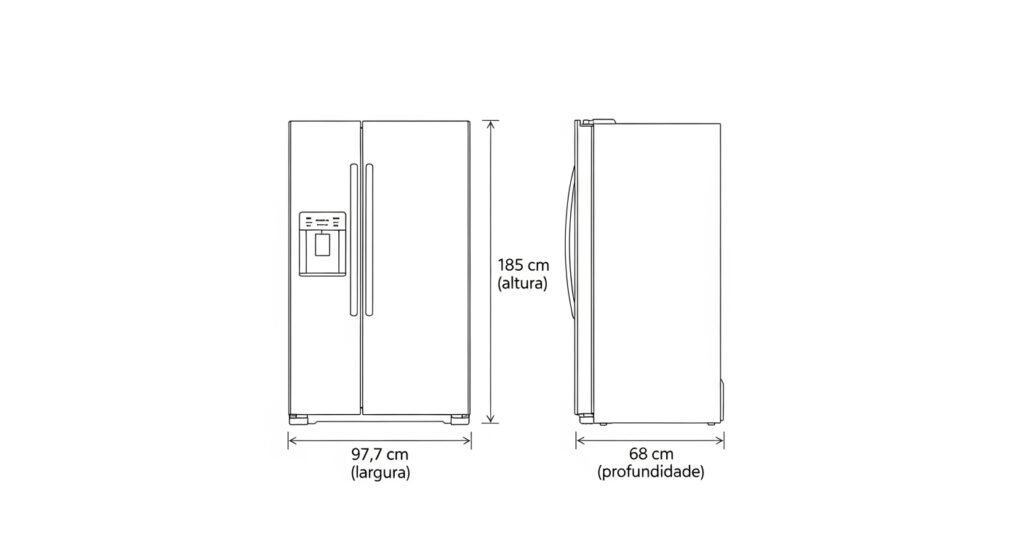 Philco side by side 489L vs Midea side by side 442