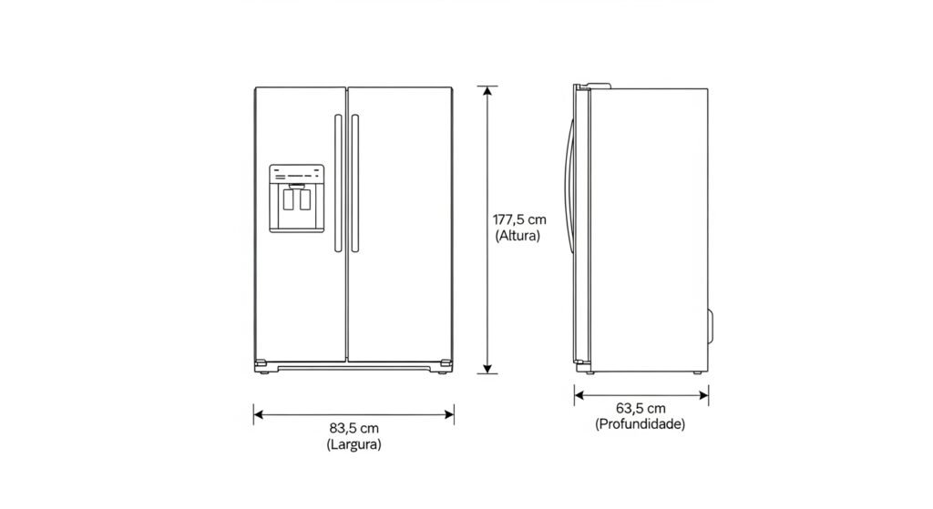 Philco side by side 489L vs Midea side by side 442