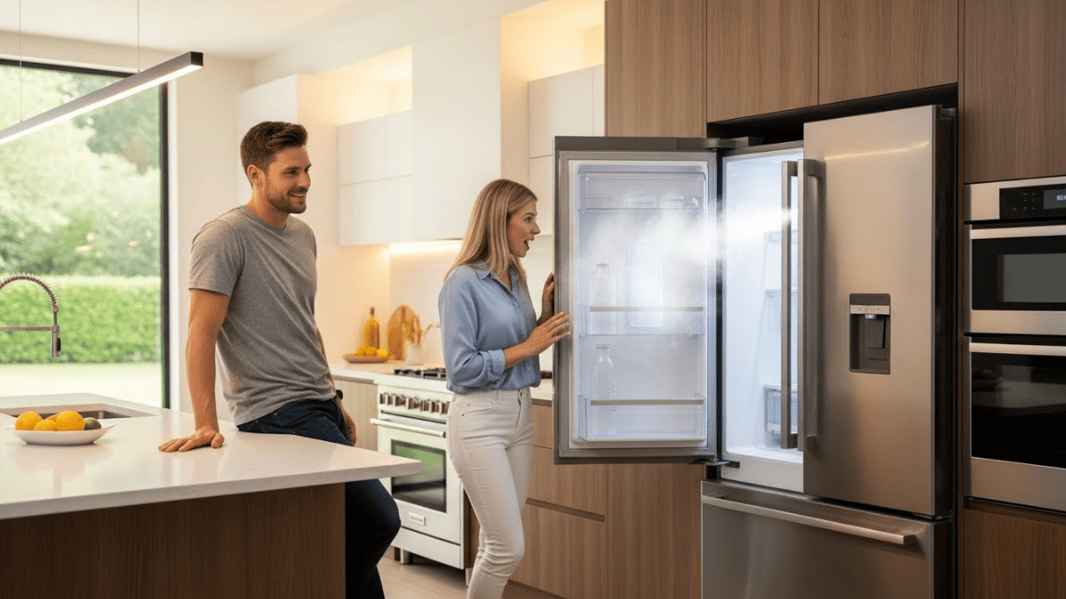 Geladeira side by side gela menos que uma comum