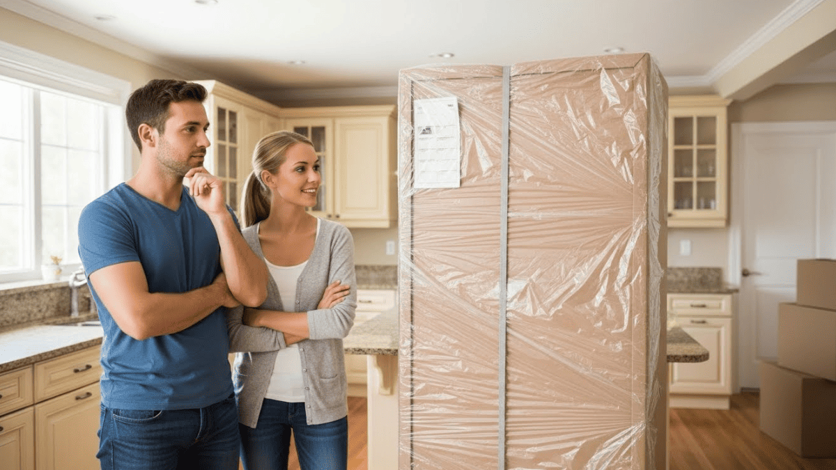 Geladeira side by side é difícil de transportar