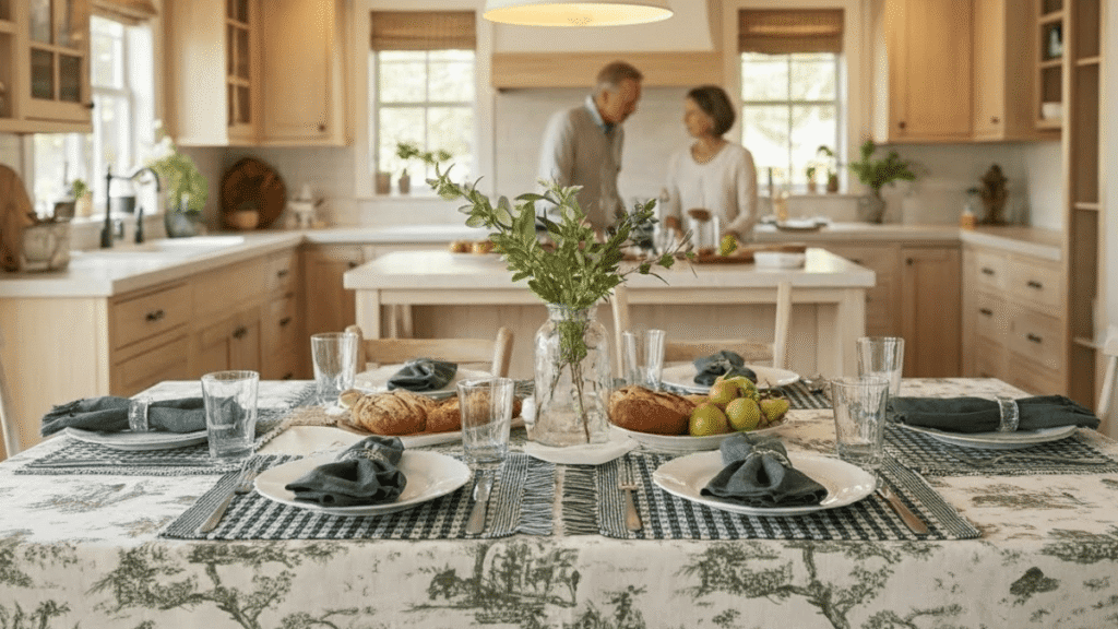 Mesa Posta estilo fazenda, farmhouse