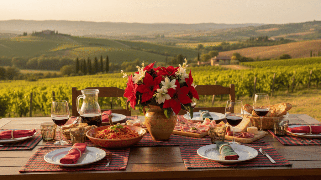 mesa posta com jogo americano xadrez