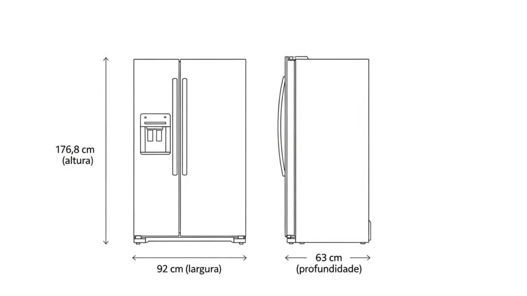 geladeira side by side philco 