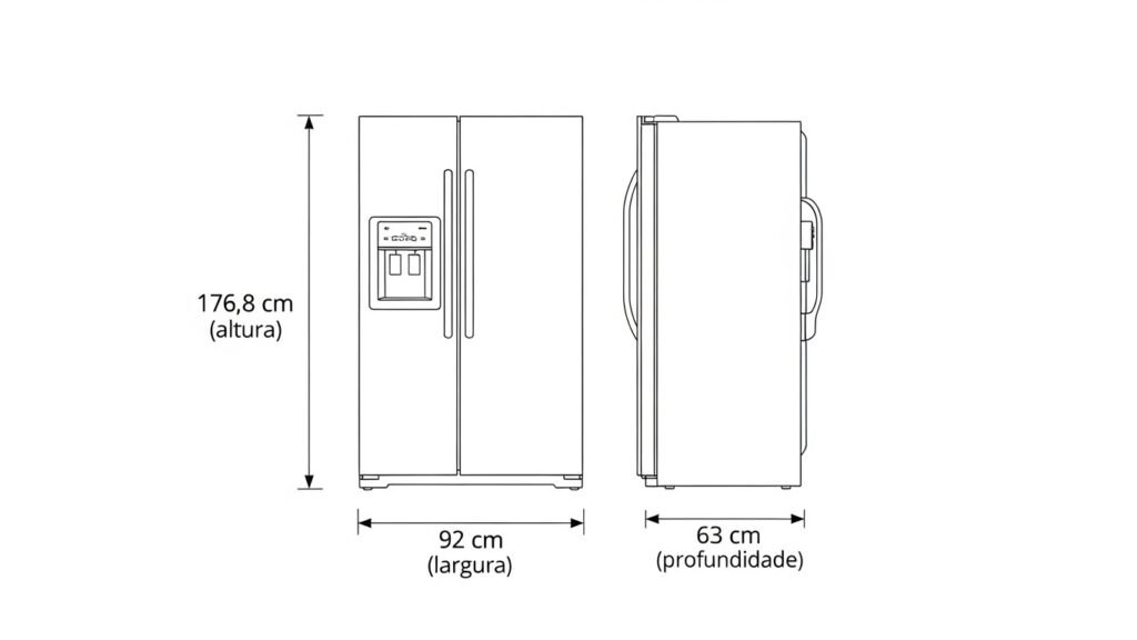 geladeira side by side philco