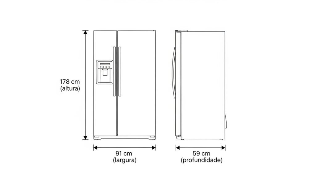 Philco side by side 486L vs Electrolux side by side 435L