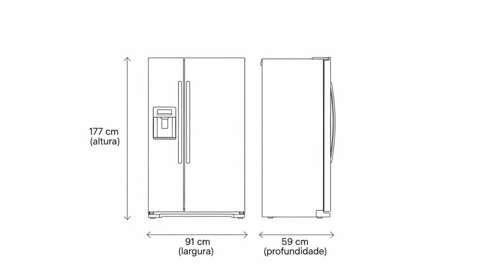 geladeira side by side philco
